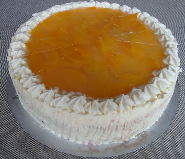 Pfirsich-Mascarpone-Sahne